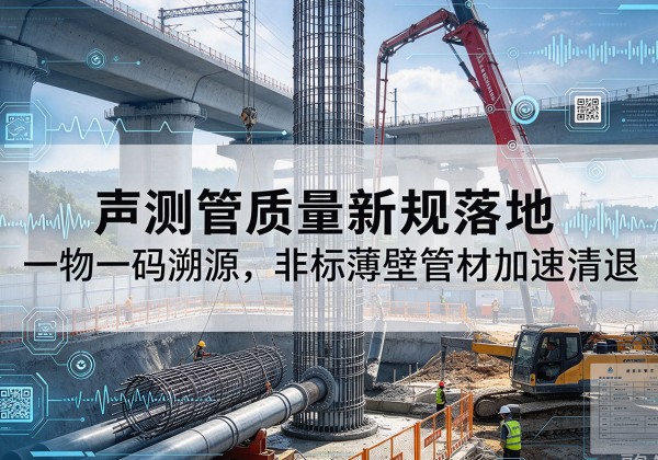张湾声测管质量新规落地，一物一码溯源，非标薄壁管材加速清退